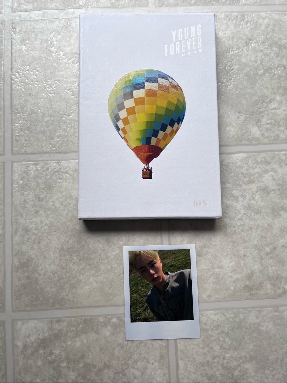 BTS Young Forever Album White Version Jin Photocard No Poster